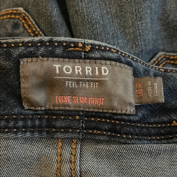 Torrid Luxe Slim Bootcut Jeans - Picture 5 of 5